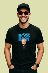 Tricou The Boss Baby bebelus sef in misiuni secrete si comice, Copii | Dama | Barbat , tricou negru - Img 4
