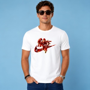 Tricou The Flash Erou Viteza Rosu Logo Urban Paint Splash Design, din bumbac 100% Copii | Dama | Barbat