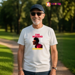 Tricou The Weeknd - Starboy Classic, muzica Hip-Hop / Trap, Dama | Barbat | Copii - Img 4