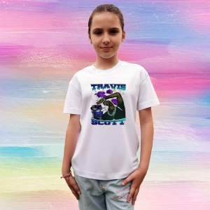 Tricou Travis Scott - Miscare si lumina violet, muzica POP, Dama | Barbat | Copii - Img 10