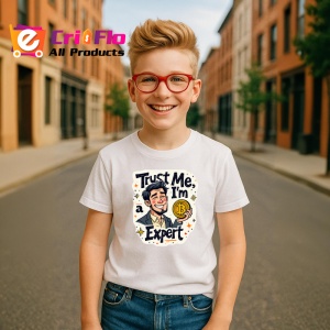 Tricou trust me im an expert crypto, ai incredere sunt expert in crypto, Copii | Dama | Barbat - Img 7