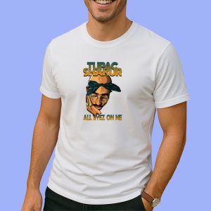 Tricou Tupac All Eyez On Me Cartoon, muzica INDIE, Dama | Barbat | Copii - Img 2