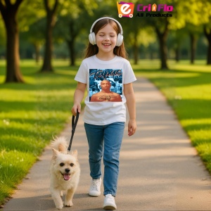 Tricou Tupac calm orange background, muzica POP, Dama | Barbat | Copii - Img 13