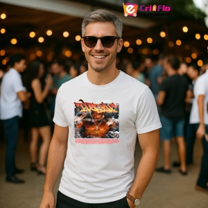 Tricou Tupac red flames, muzica Rap / Emo Rap, Dama | Barbat | Copii - Img 4