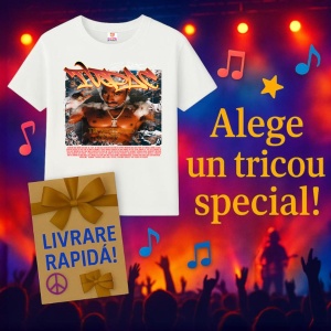 Tricou Tupac red flames, muzica Rap / Emo Rap, Dama | Barbat | Copii - Img 11