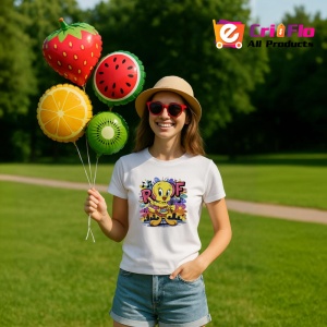Tricou Tweety rooff freestyle microfon galben si splash de culoare Copii | Dama | Barbat Barbat - Img 11