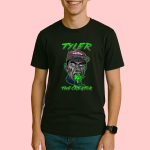 Tricou Tyler, The Creator - Green Drip, muzica Hip-Hop / Pop / Rock, Dama | Barbat | Copii, Culoare Negru