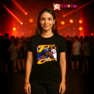 Tricou Tyler, The Creator - Red Microphone, muzica Pop / R&B / Reggae, Dama | Barbat | Copii, Culoare Negru - Img 12