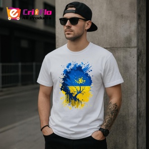 Tricou Ukraine Steag Splash Art, Copii | Dama | Barbat - Img 4