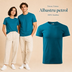 Tricou Unisex Damă / Bărbat Heavy New 137 – 100% Bumbac, Guler Rotund, 200 g/m², XS–5XL - Img 15