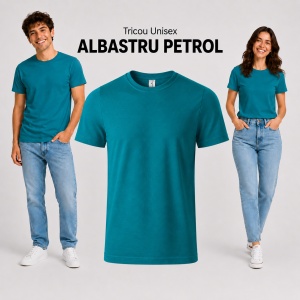 Tricou unisex damă și bărbat, 100% bumbac, mărimi XS–4XL, 22 culori disponibile - Img 15