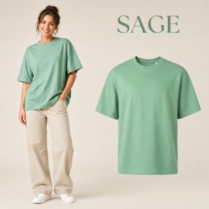Tricou unisex oversize damă Malfini Stage 812, model larg și lejer, 100% bumbac - Img 13