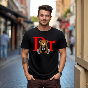 Tricou Ursulet Simpatic Dr Negru, Copii | Dama | Barbat - Img 4