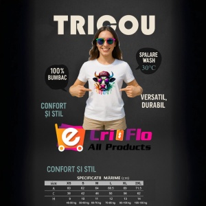 Tricou Vaca cu sapca si ochelari stil hip hop Copii | Dama | Barbat - Img 10