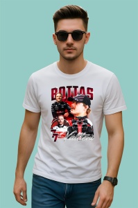 Tricou Valtteri Bottas Portret Masina Echipa Alfa Romeo Formula 1, Copii | Dama | Barbat - Img 2