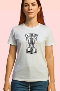 Tricou Violin Ilustratie Vintage, Copii | Dama | Barbat