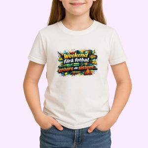 Tricou Weekend Fara Fotbal Eroare De Sistem V1, din bumbac 100% , tricou alb pentru Copii | Dama | Barbat