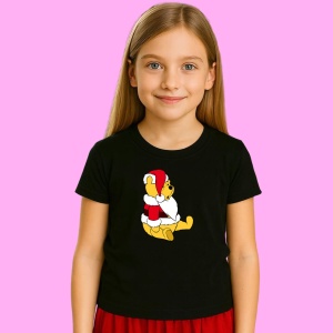 Tricou Winnie Salutand Cu Brate Deschise Craciun, din bumbac 100% Copii | Dama | Barbat
