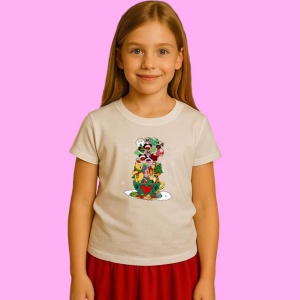 Tricou Winnie The Pooh Christmas Cana Decor, din bumbac 100%, tricou alb, Copii | Dama | Barbat
