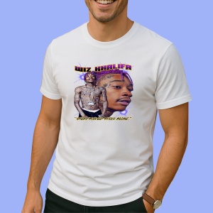 Tricou wiz khalifa ganditor, muzica EDM / Pop / Electropop, Dama | Barbat | Copii - Img 2