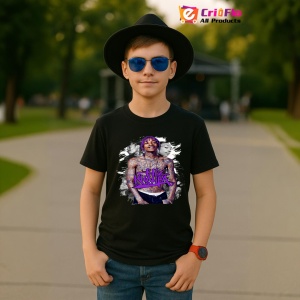 Tricou wiz khalifa Purple, muzica Hip-Hop / Trap, Dama | Barbat | Copii, Culoare Negru - Img 6