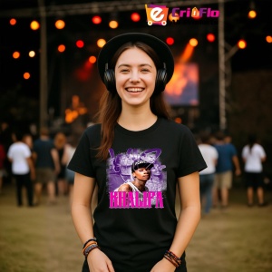 Tricou wiz khalifa violet, muzica Hip-Hop / Trap, Dama | Barbat | Copii, Culoare Negru - Img 5