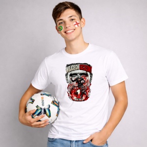 Tricou Wojciech Szczesny Poland World Cup Fifa 2026, din bumbac 100%, tricou alb, Copii | Dama | Barbat - Img 2