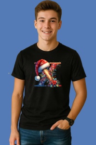Tricou X Litere Alfabet Craciun Impodobite Cu Decoratiuni, din bumbac 100% Copii | Dama | Barbat - Img 3