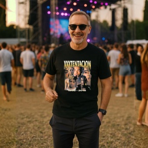 Tricou xxxtentacion colaj memorial, muzica Alternative / Electropop / Rap Rock, Dama | Barbat | Copii, Culoare Negru - Img 9