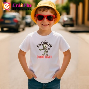Tricou Zombie Night Halloween Personaj Mumie, din bumbac 100% , tricou alb pentru Copii | Dama | Barbat - Img 4