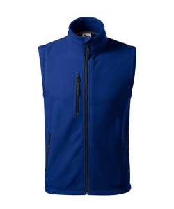 Vesta calduroasa fleece unisex de culoare albastru regal
