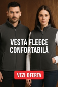 Vesta Fleece Polar Călduroasă Unisex | 15 Culori - 518