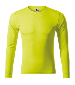 Bluza cu maneca lunga unisex de culoare galben lamaie