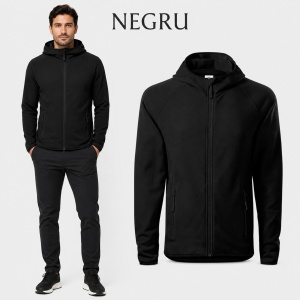 Bluza Fleece Tip Hanorac Bărbați cu Glugă și Fermoar Malfini 417 Direct – 240 g/m² - Img 14