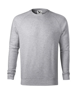Bluza simpla cu maneca lunga barbati de culoare gri deschis