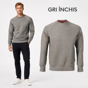 Bluză Sweatshirt Bărbați Rimeck Vertex W42, 80% Bumbac, 300 g/m², 5 Culori, S–4XL - Img 13