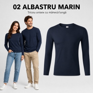 Bluză Tricou Unisex cu Mânecă Lungă Progress LS, 100% Bumbac, 150 g/m², Mărimi XS–3XL - Img 12
