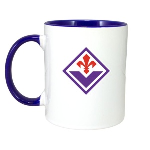 Cana ACF Fiorentina Italia , cu logoul stema echipei, Cadoul Perfect - Img 4