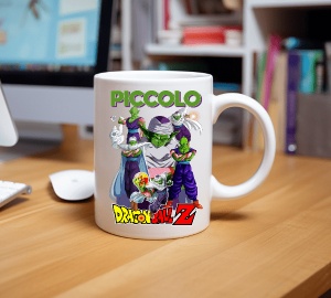 Cana alba pentru copii personalizata personajul Piccolo Dragon Ball Z - cadou
