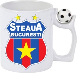 Cana Antistres Personalizată cu Echipa de fotbal Steaua Bucuresti