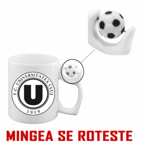 Cana Antistres Personalizată cu Echipa de fotbal Universitatea Cluj - Img 2
