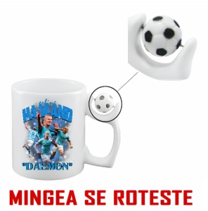 Cana Antistres Personalizată cu Fotbalistul Erling Haland - Cadoul Perfect pentru Pasionații de Fotbal! - Img 3