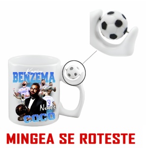 Cana Antistres Personalizată cu Fotbalistul Karim Benzema - Img 4