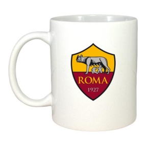 Cana AS Roma Italia , cu logoul stema echipei, Cadoul Perfect - Img 2