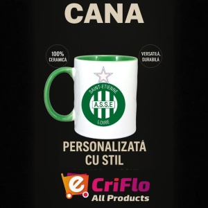Cana AS Saint-etienne Franta , cu logoul stema echipei, Cadoul Perfect - Img 20