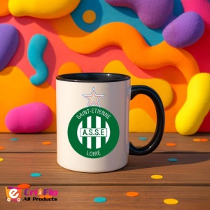 Cana AS Saint-etienne Franta , cu logoul stema echipei, Cadoul Perfect - Img 36