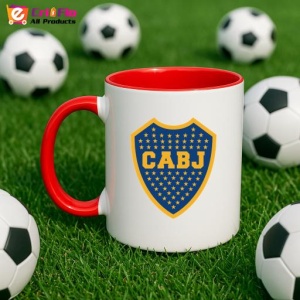Cana Boca Juniors Argentina , cu logoul stema echipei, Cadoul Perfect - Img 46