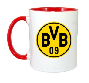 Cana Borussia Dortmund Germania , cu logoul stema echipei, Cadoul Perfect - Img 8
