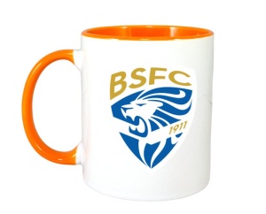 Cana Brescia calcio Italia , cu logoul stema echipei, Cadoul Perfect - Img 7