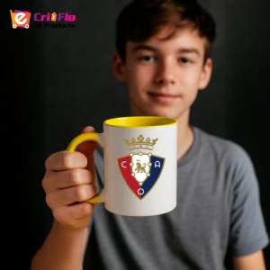 Cana CA Osasuna Spania , cu logoul stema echipei, Cadoul Perfect - Img 33